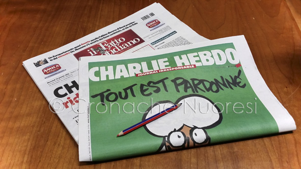 Charlie Hebdo oggi col Fatto Quotidiano