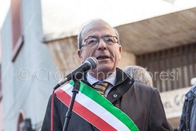 Il sindaco di Siniscola Rocco Celentano (foto S.Novellu)