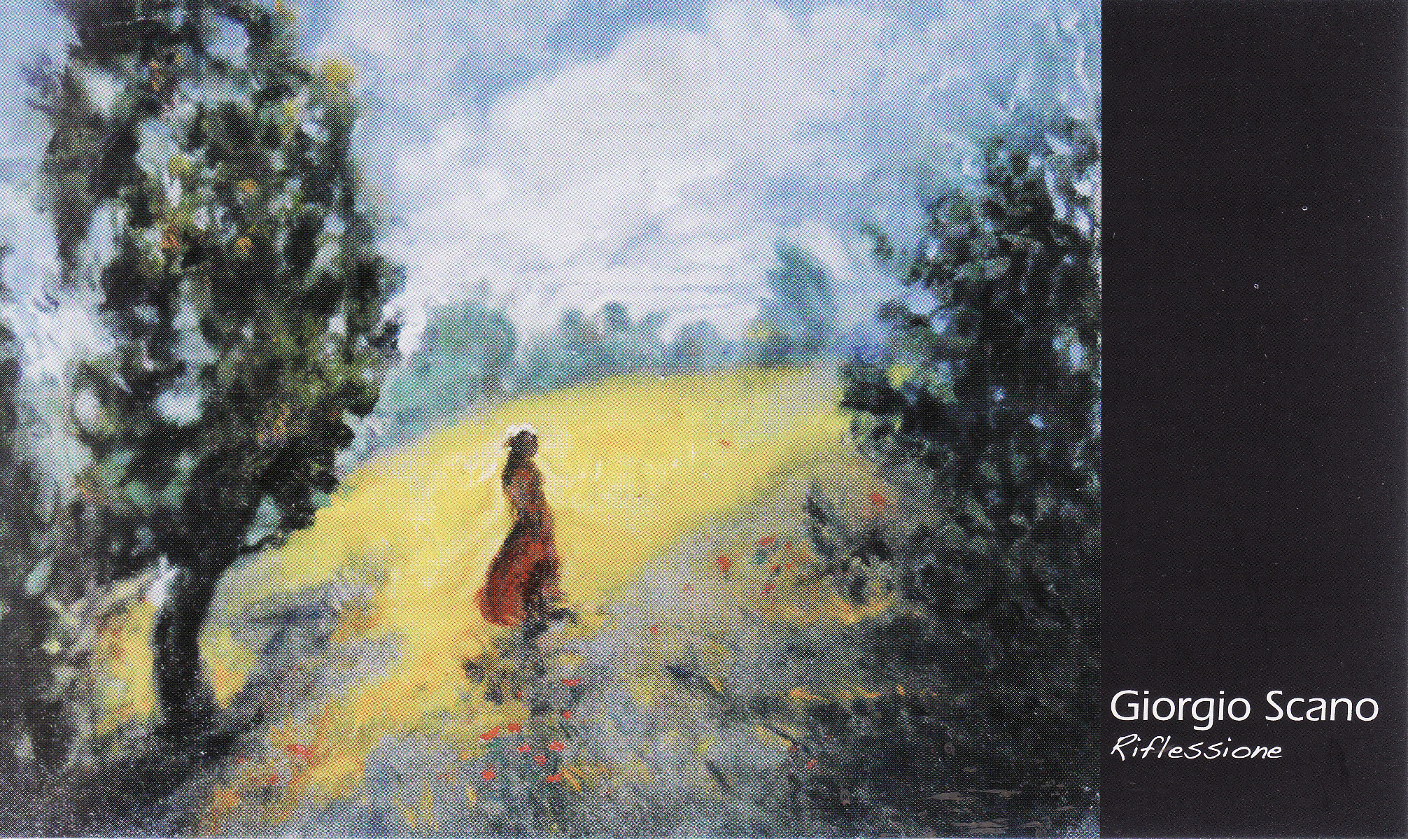 “Riflessione” del pittore Giorgio Scano