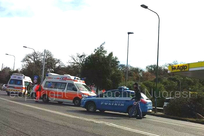Nuoro: incidente in via Don Bosco