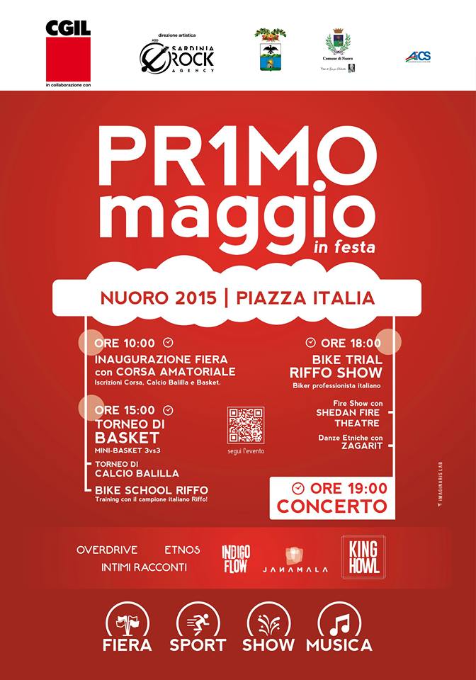 Torna la Festa del Primo maggio nuorese: un evento dedicato a giovani, lavoro e solidarietà