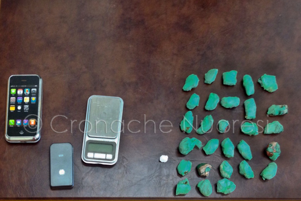 In manette un 35enne trovato in possesso di 25 grammi di marijuana