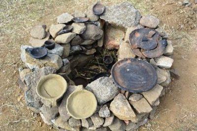 Ricostruzione di un forno di tipo 