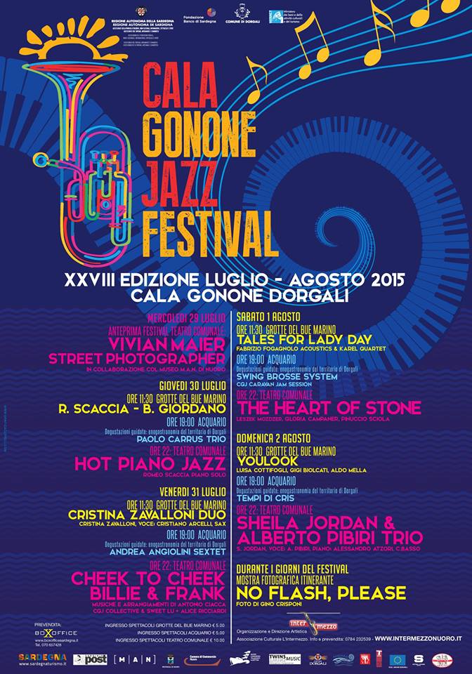 Cala Gonone Jazz giunge alla 28° edizione: dal 29 luglio al 2 agosto
