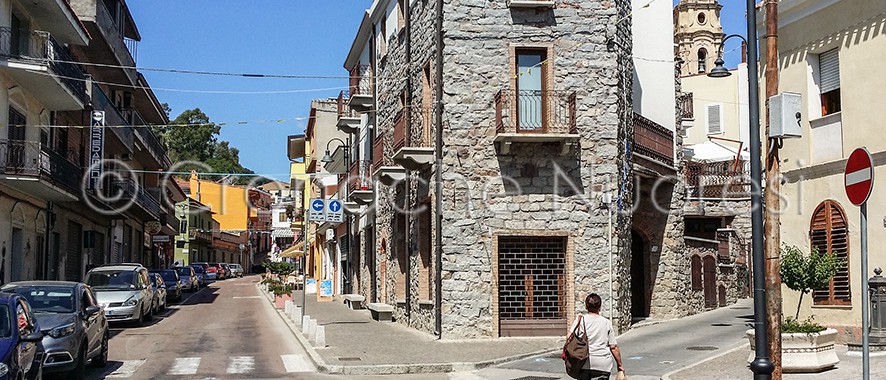 Uno scorcio del centro storico di Barisardo (© foto S.Novellu)