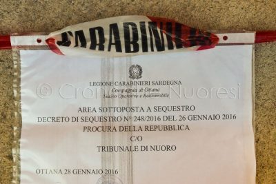 Ottana, sigilli dei Carabinieri