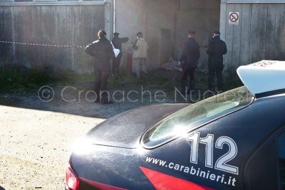 Ottana, il sopralluogo dei Carabinieri