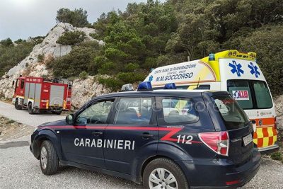 I mezzi di soccorso sul Monte Tuttavista