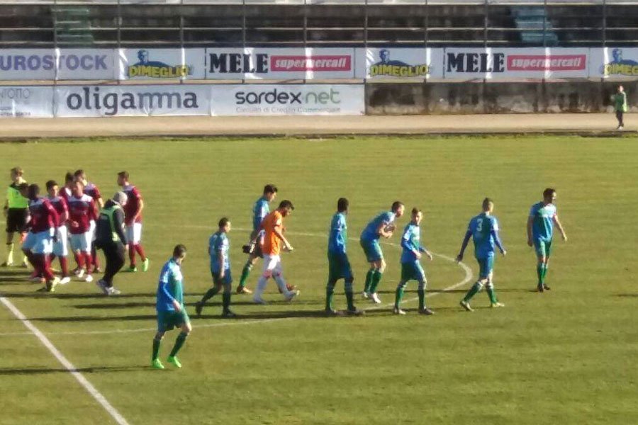 Nuorese:  un pareggio con il Rieti sancito da una direzione di gara priva di uniformità e giudizio