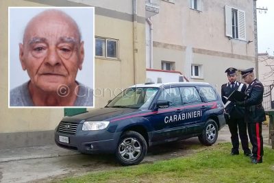 La casa della vittima e, nel riquadro, l'assassino, Antonio Faris