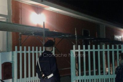 I Carabinieri su luogo dell'incidente
