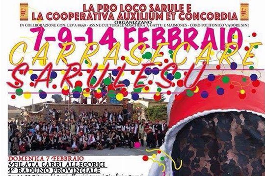 Sarule: al via il carnevale tra sfilate di carri, musica e balli
