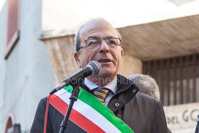 Il sindaco di Siniscola Rocco Celentano (foto S.Novellu)