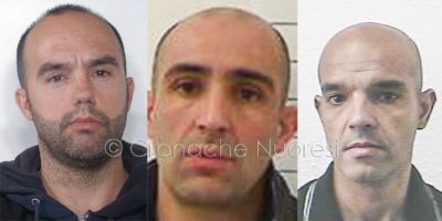 I cugini Luca e Sergio Arzu e e Angelo Lostia