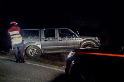 L'auto killer subito dopo l'incidente