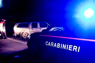L'auto killer subito dopo l'incidente