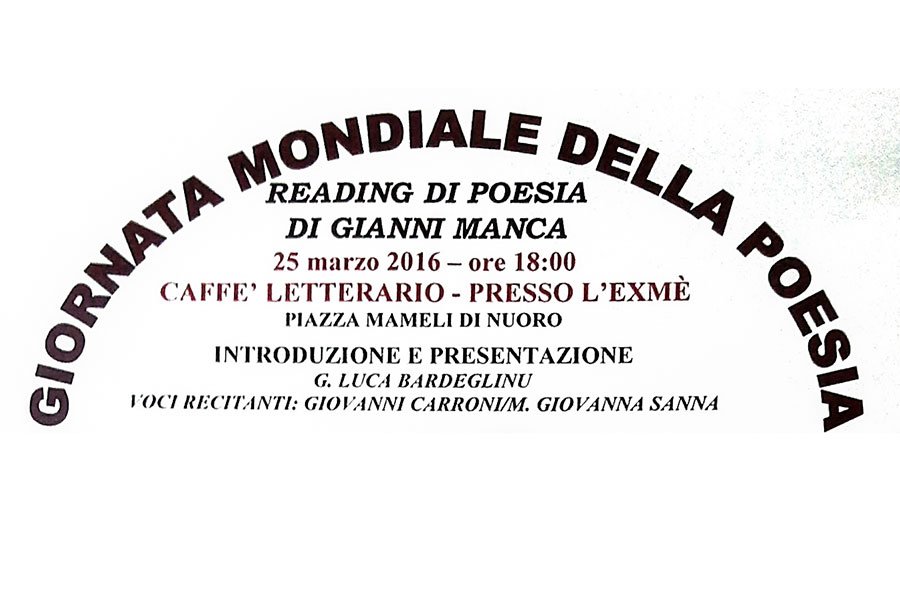 Giornata mondiale della poesia, venerdì all’ExME