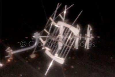 I danni provati dal fulmine all'impianto dell'antenna TV