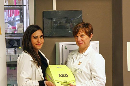 Un defibrillatore semiautomatico a disposizione dei cittadini
