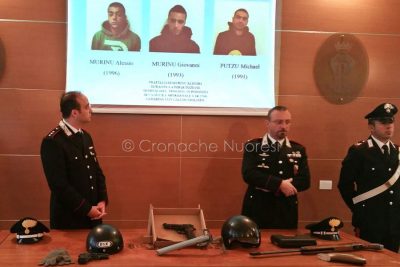 Nuoro, la conferenza stampa per l'arresto dei due giovani di Borore