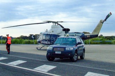 Il posto di blocco dei Carabinieri