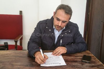 Il segretario cittadino del PD Francesco Manca (foto Cronache Nuoresi)