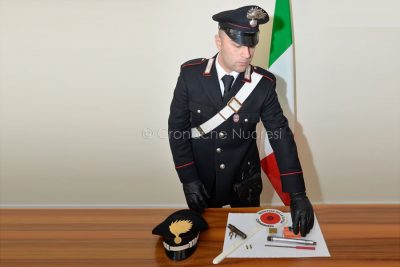Orgosolo, la pistola artigianale sequestrata dai Carabinieri