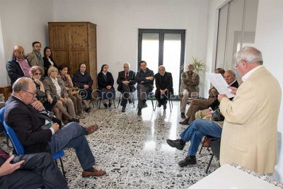 L'introduzione del Presidente di Club Lions Host Paolo Casu (foto S.Novellu)