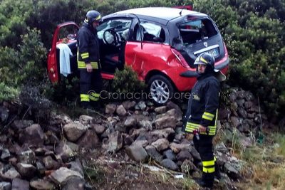 La Lancia Y subito dopo l'Incidente (foto VdF)