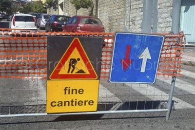 Lavori in corso (foto Cronache Nuoresi)