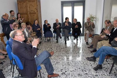Don Mariani durante la cerimonia di premiazione dei Lions (© foto S.Novellu - Tutti i diritti riservati )