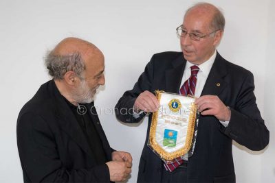 Don Mariani durante la cerimonia di premiazione dei Lions (© foto S.Novellu - Tutti i diritti riservati )