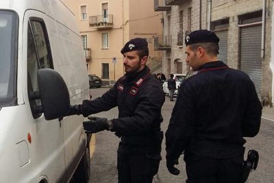Orgosolo, il furgone preso di mira dai rapinatori