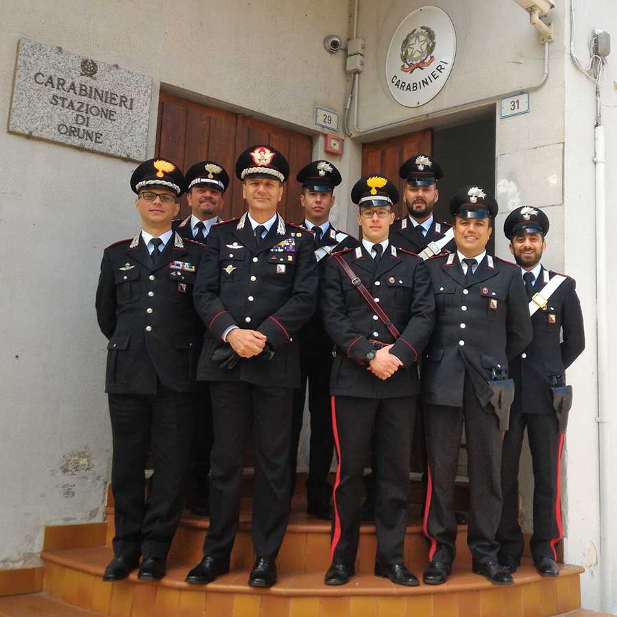 Il generale dei Carabinieri Nardone in visita ufficiale a Nuoro, Lula, Orune e Orgosolo