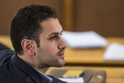 Il capo gruppo PD in Consiglio comunale Tore Sulas (foto S.Novellu)
