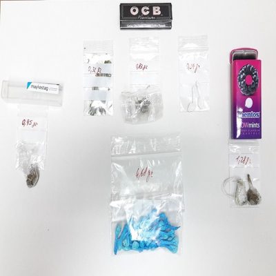 La droga sequestrata a Tortolì