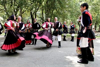 Il Coro Canarjos si esibisce al Monte Ortobene (foto S.Novellu)