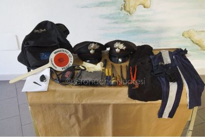 Il materiale sequestrato