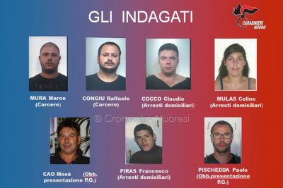 Gia indagati nell'operazione SArdLENTO