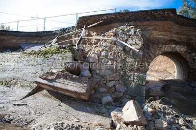 Un'immagine della devastazione di Cleopatra (S.Novellu)