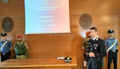 La conferenza stampa al Comando Provinciale di Nuoro