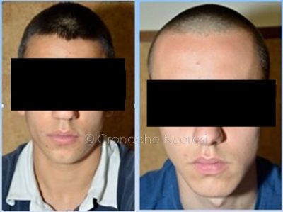 I due 17enni arrestati TG e SA