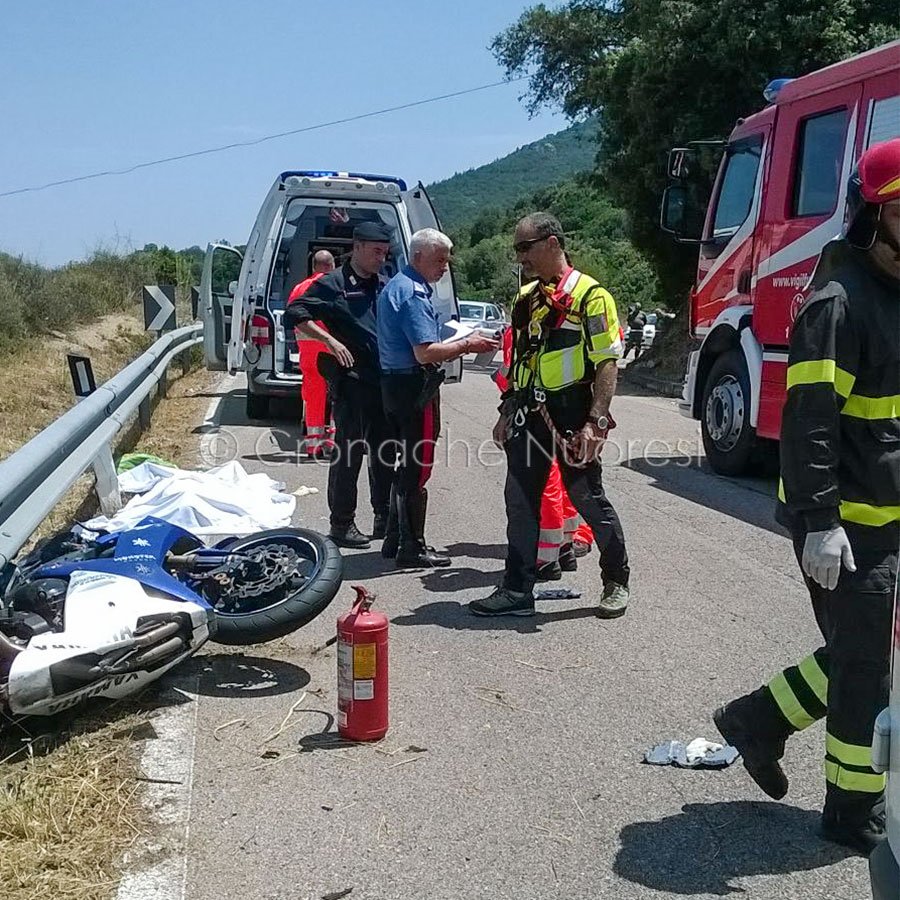 Tragedia alle porte di Villagrande Strisaili: perde la vita un giovane motociclista del paese