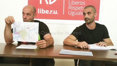Devias e Sale di Libe.r.u. (foto Cronache Nuoresi)