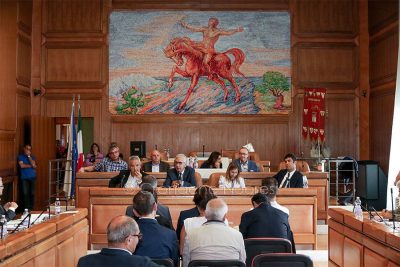 Nuoro, Pigliaru in Provincia per la firma del Piano di Rilancio del Nuorese (foto S.Novellu)