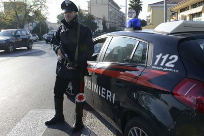 Carabinieri in un immagine simbolo