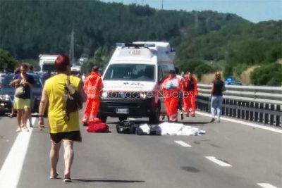 La scena dell'incidente