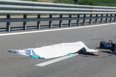La vittima dopo l'incidente