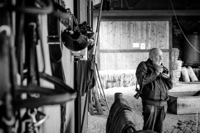 Gianni Berengo Berengo durnate gli scatti per il Calendario della Polizia