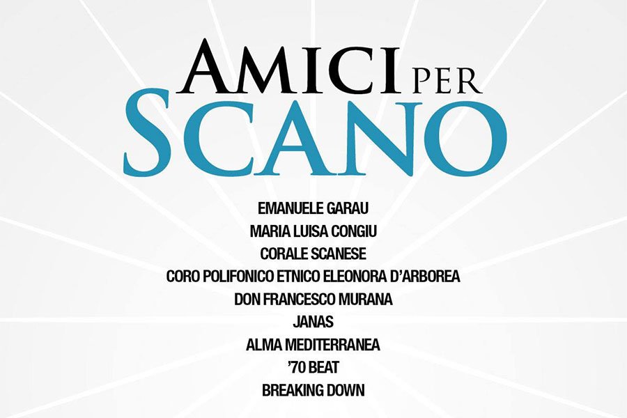 Amici per Scano: gli artisti sardi in concento per una comunità duramente colpita dal fuoco